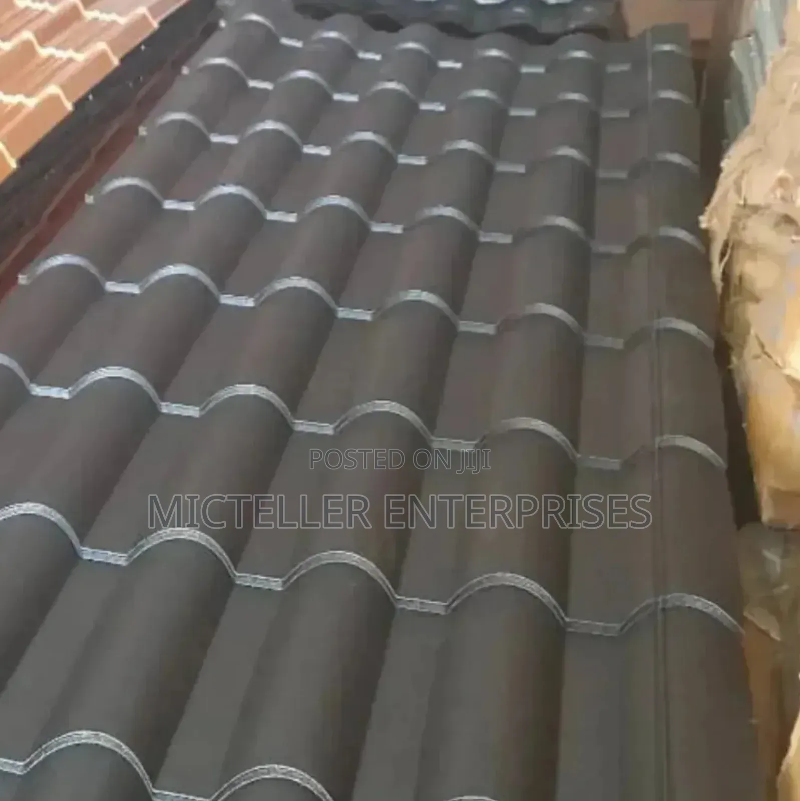 Romantile Matt Black G.28 Uganda Baati Products