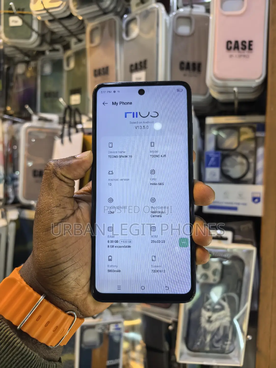 Tecno Spark 20 256 GB Black
