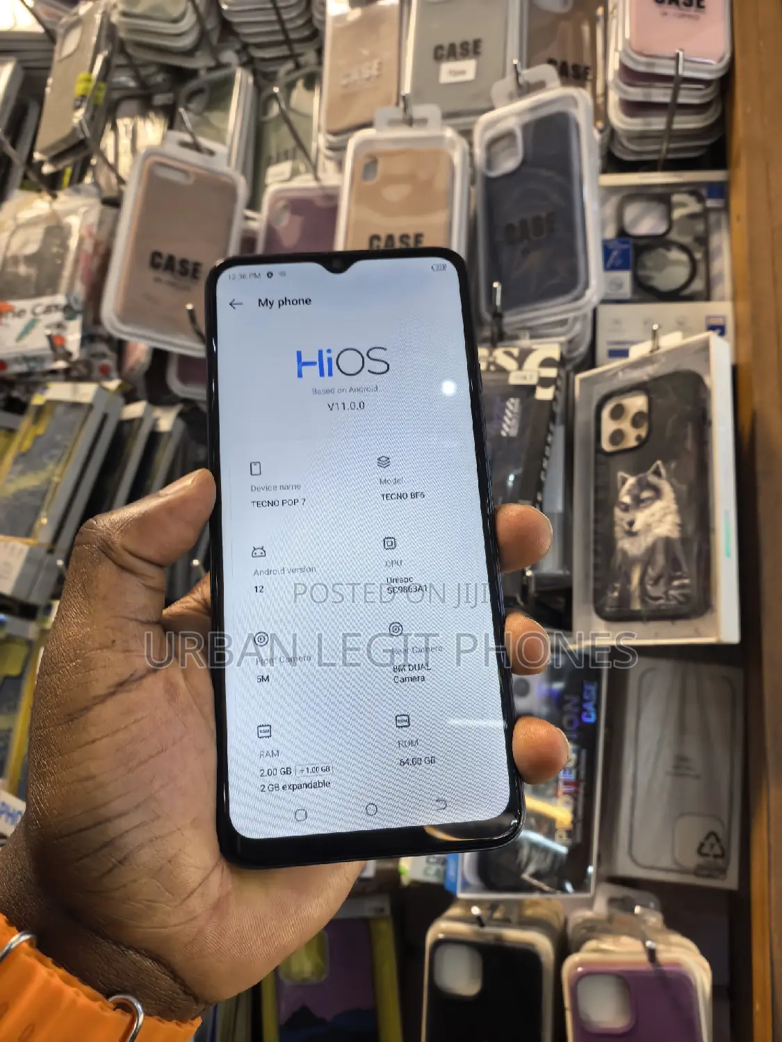 Tecno Pop 7 64 GB Black