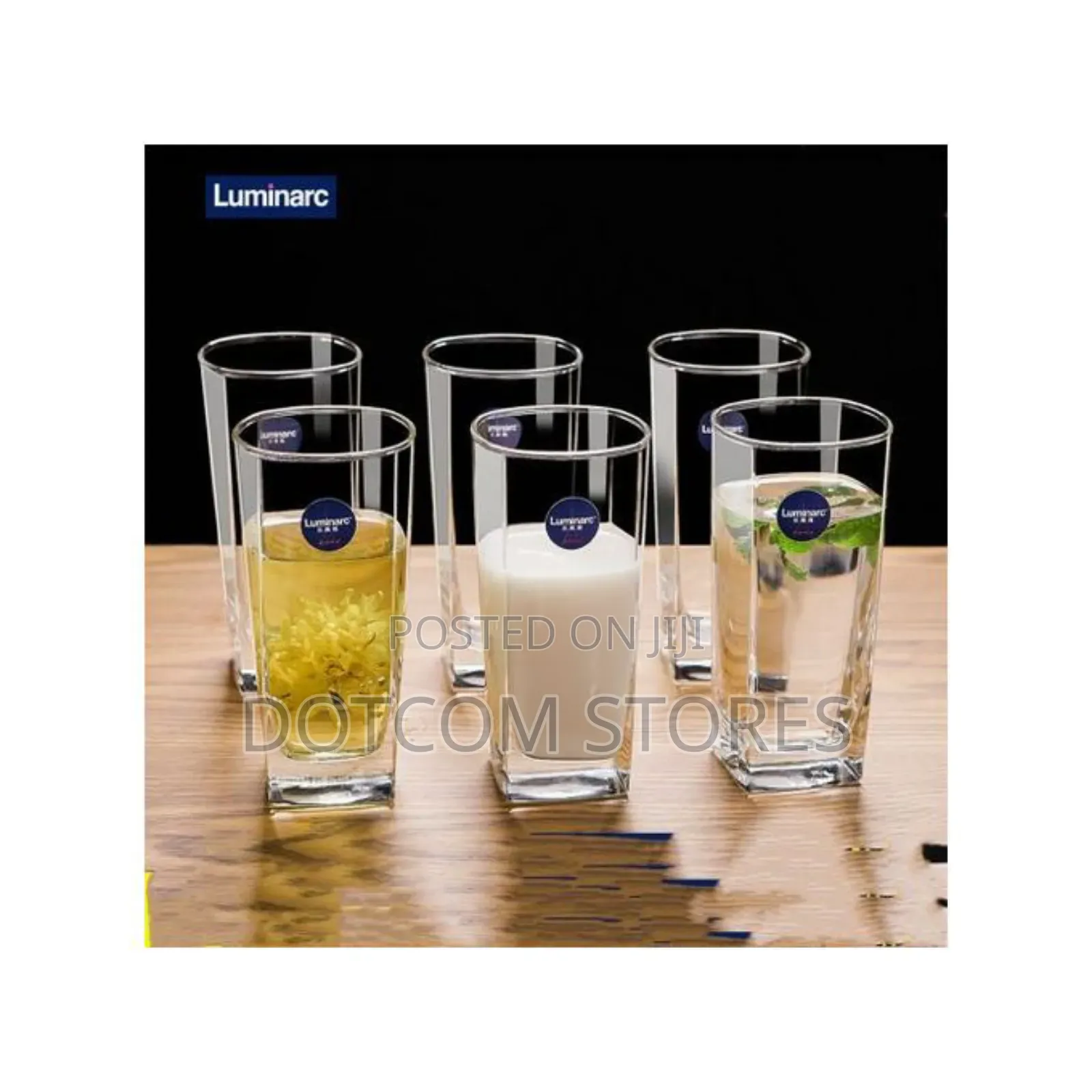 Luminarc Set of 6 Juice Glasses -Transparent