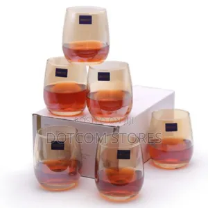6 Pieces of Oval Water/Juice Glasses