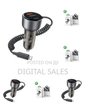 Yesido Y57 50w Cell Phone Super Fast Car Charger - Multicolor