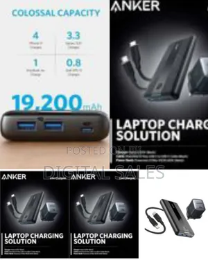 Anker Power Bank With a Wall Charger and Usb-C Cable