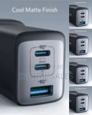 Anker Highh Speed 65w Gan Charger 3in1 3 Ports
