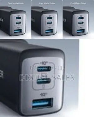 Anker Highh Speed 65w Gan Charger 3in1 3 Ports