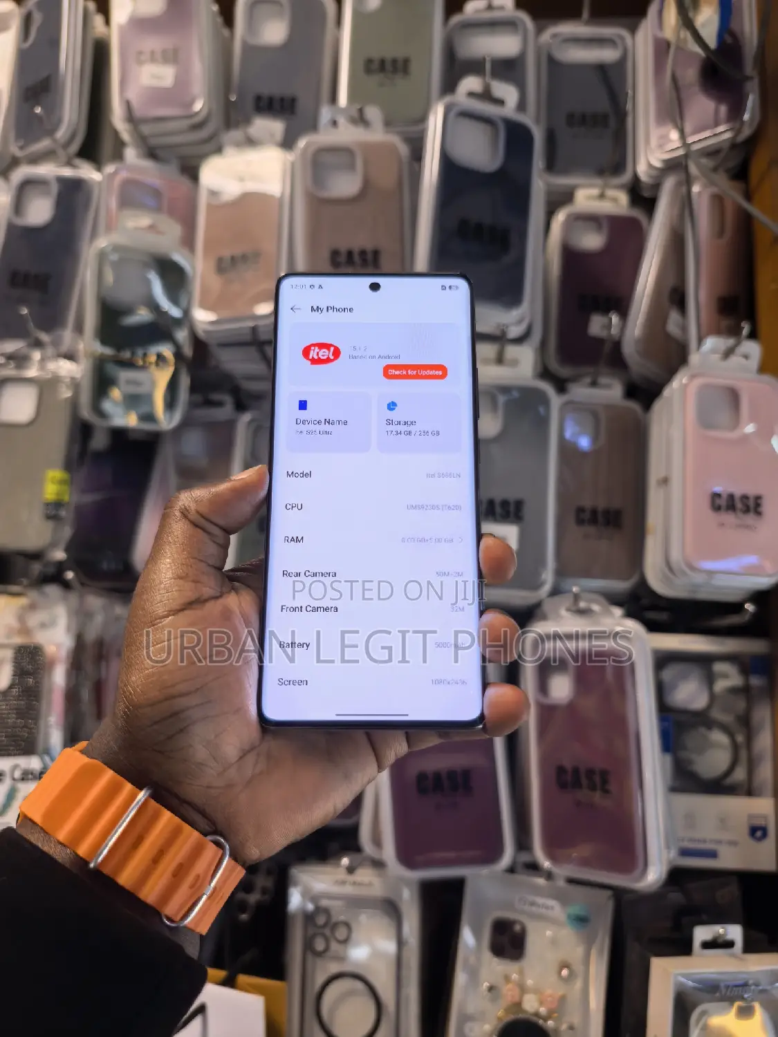 Itel S25 Ultra 256 GB Black