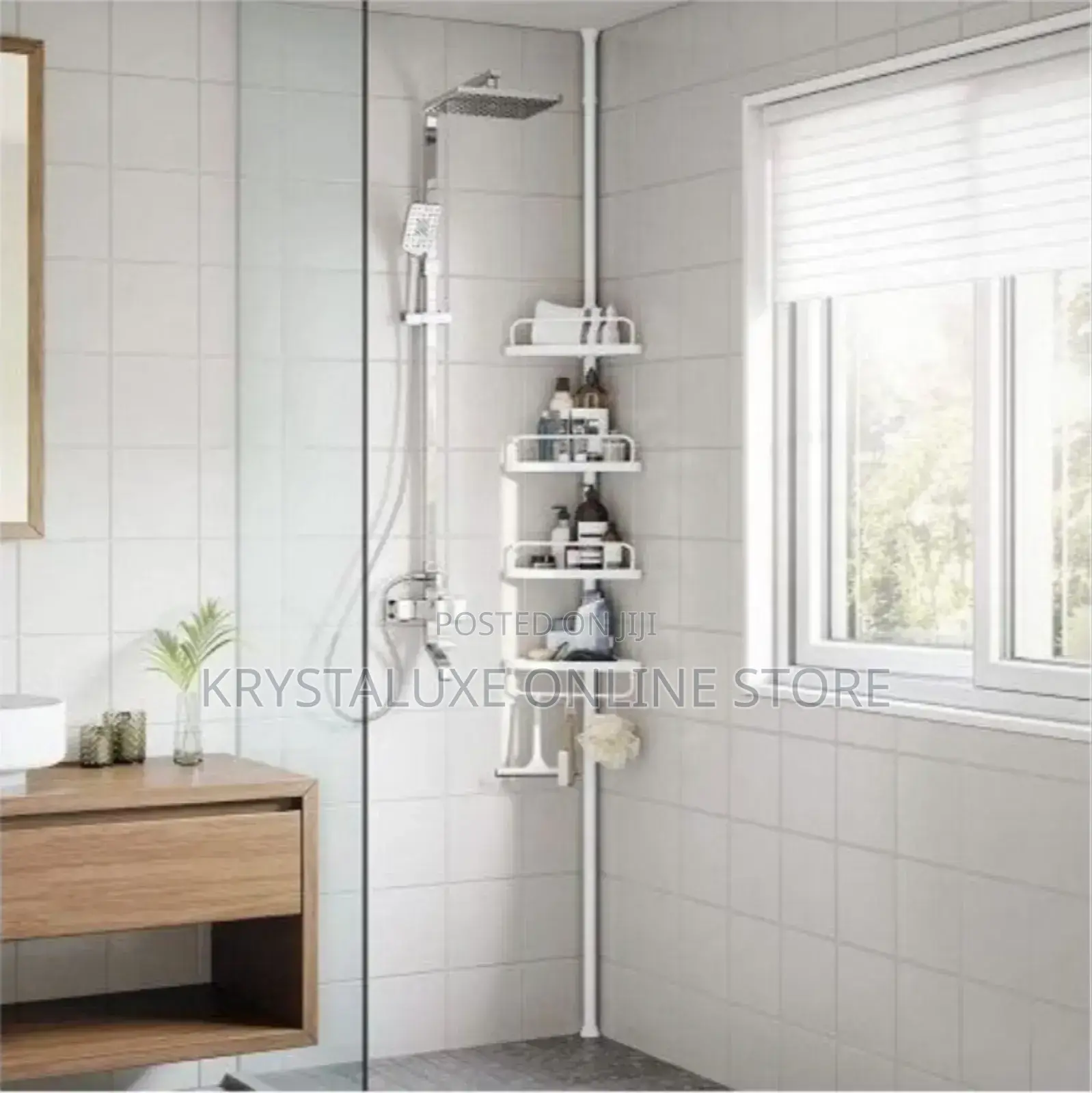 Corner Shower Caddy,Tension Pole