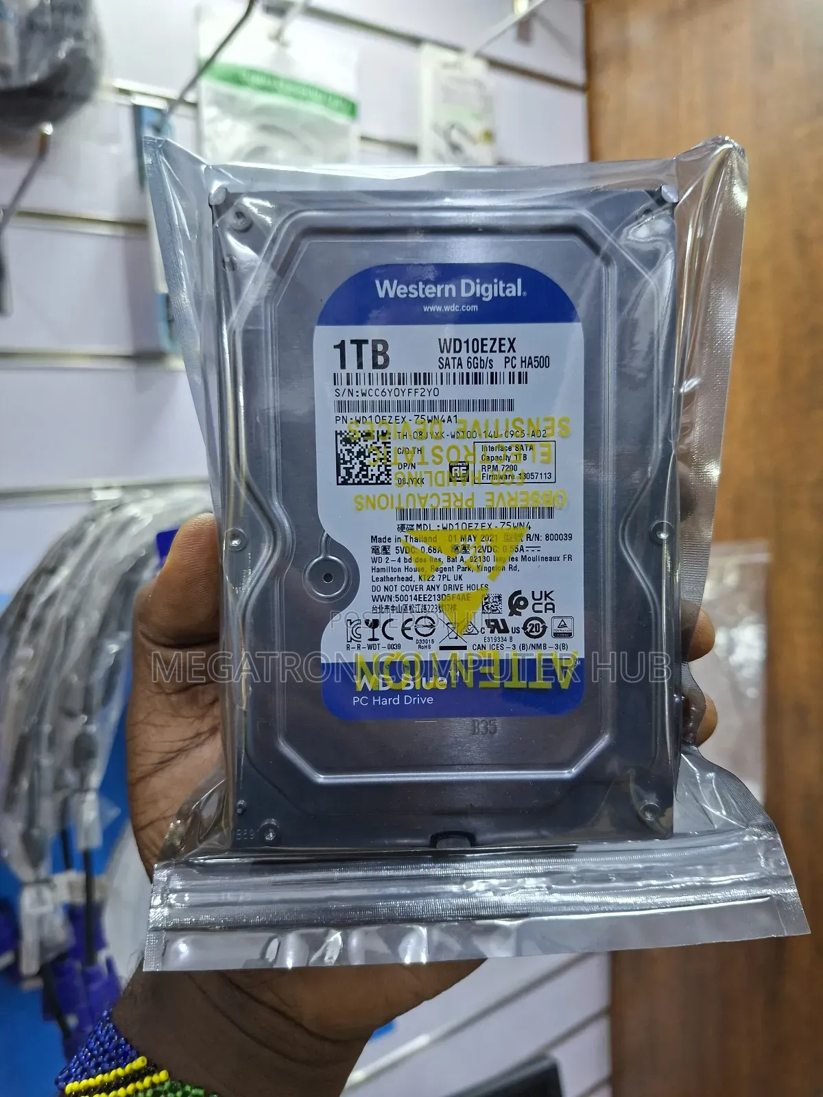 1tb Western Digital Desktop and CCTV Drive 3.5 Inch