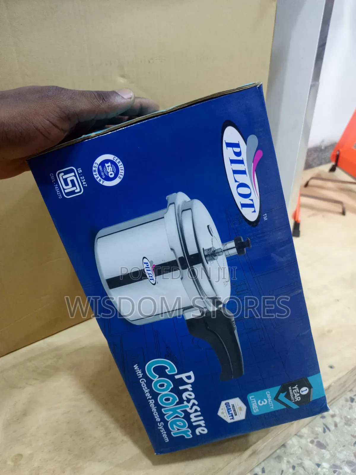 New Pilot Pressure Cooker 3l – Stainless Steel