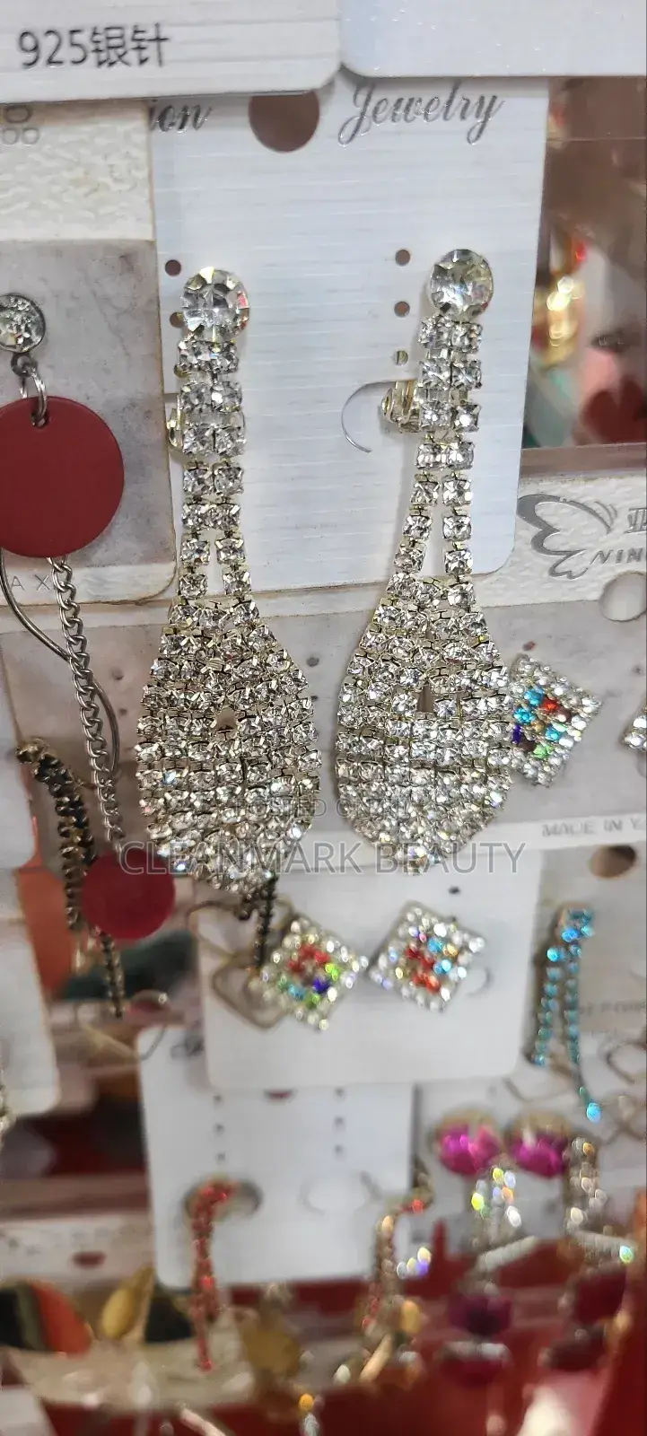 Bridal Silver Earrings