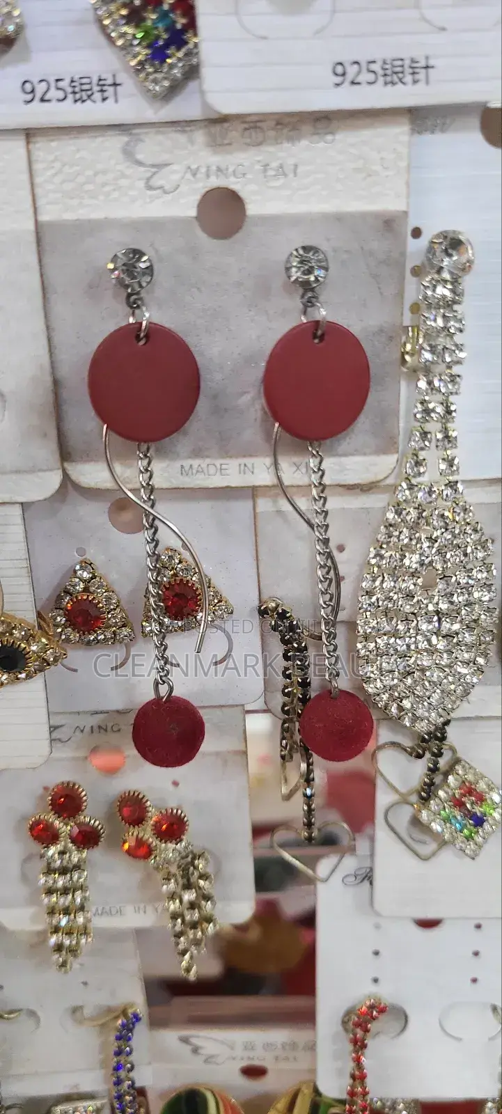 Bridal Silver Earrings