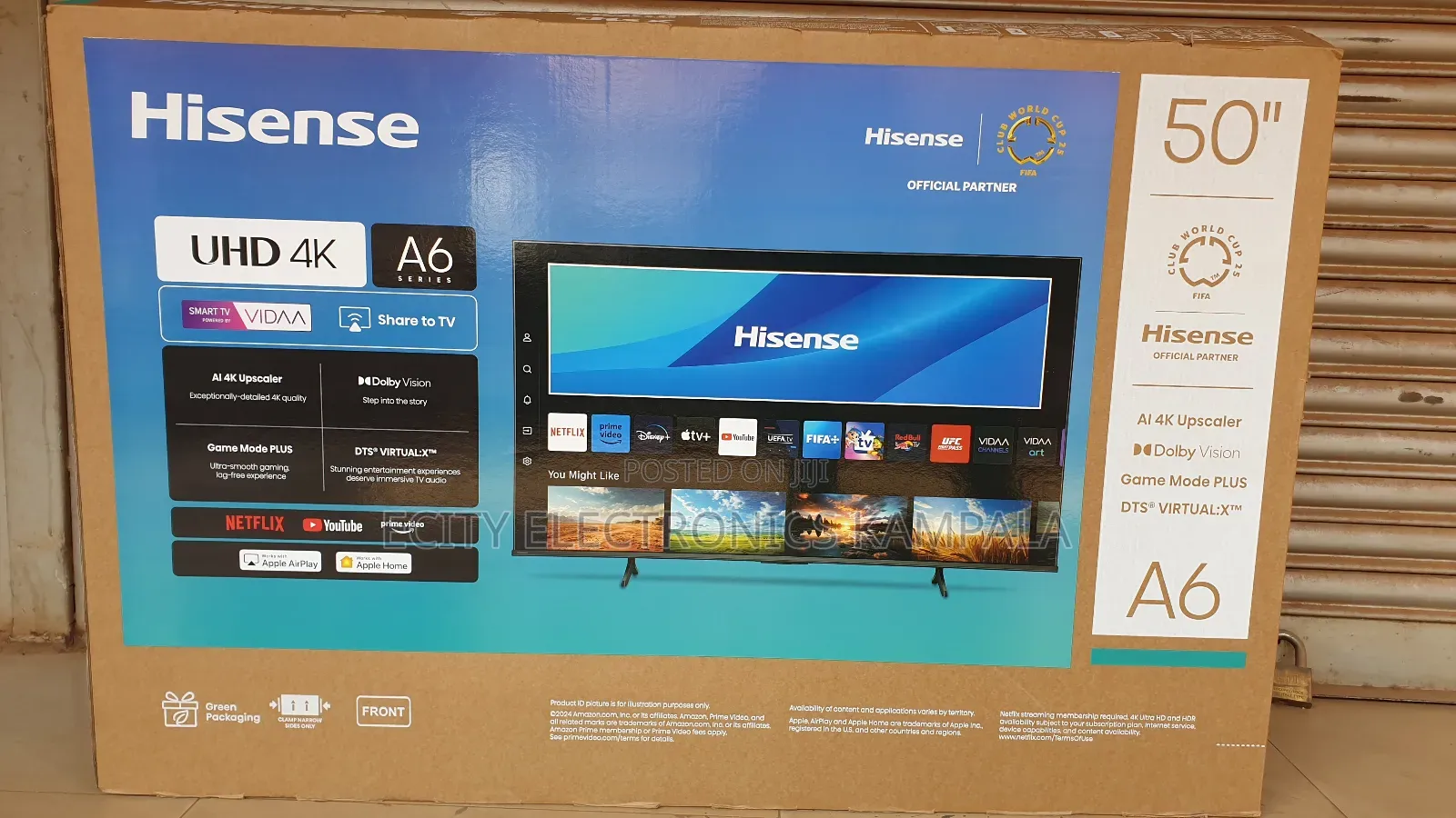 50" Boxed Hisense Smart Tv