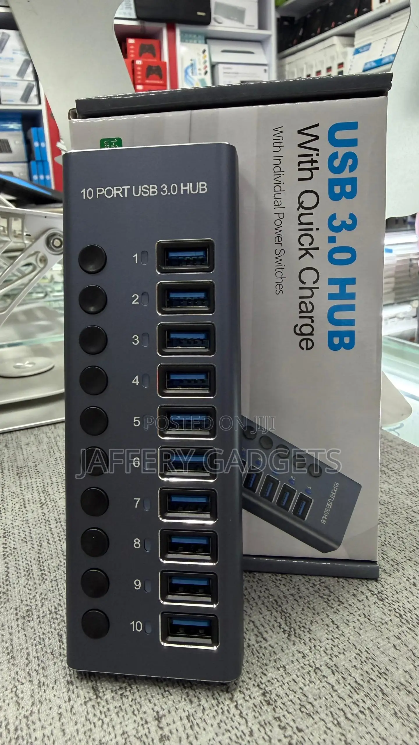 10 Port Usb 3.0 Hub
