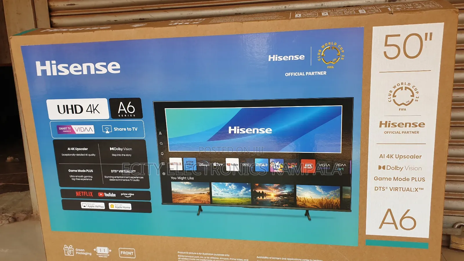 Hisense Flat Screen Tv 50" Boxed