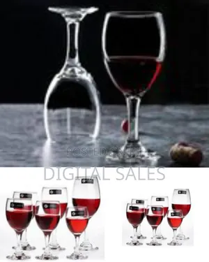 6 Pieces of Strong Wine Glasses