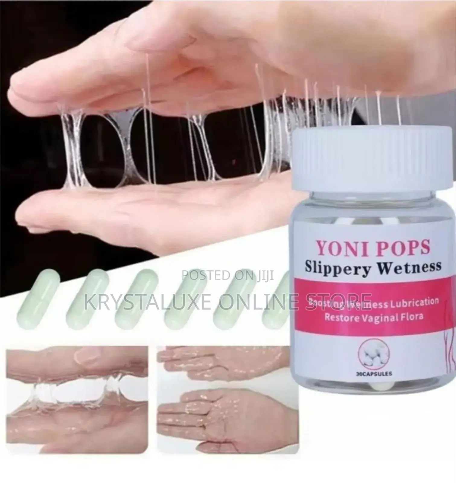 Yoni Pops Water Slippery Pills