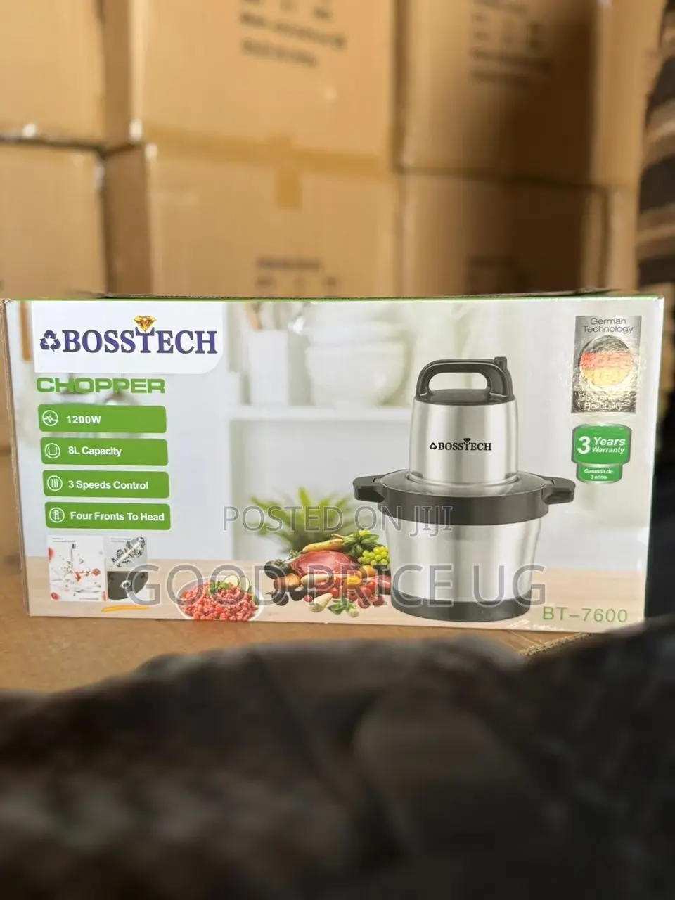 Bosstech Bt-7600 Electric Food Chopper.