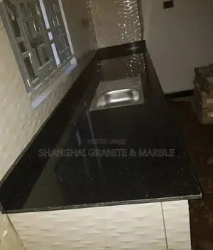 Black Granite Kitchen Counter Top Finishing and Other Colors