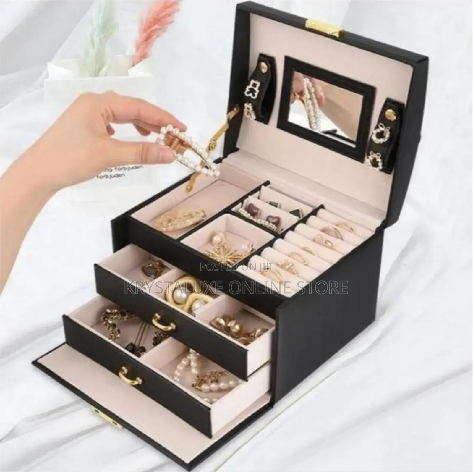 Jewellery Organiser Leather