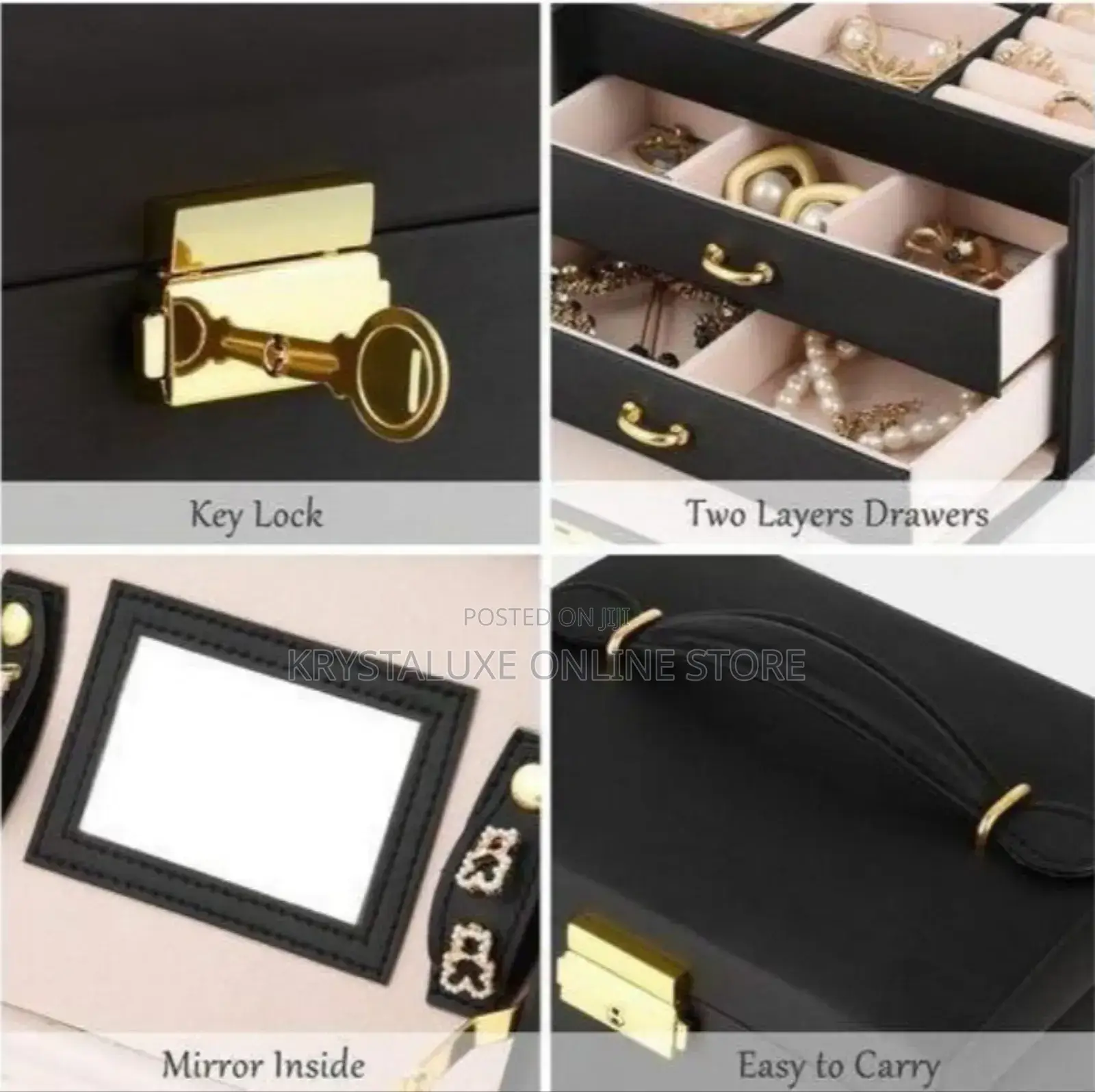 Jewellery Organiser Leather