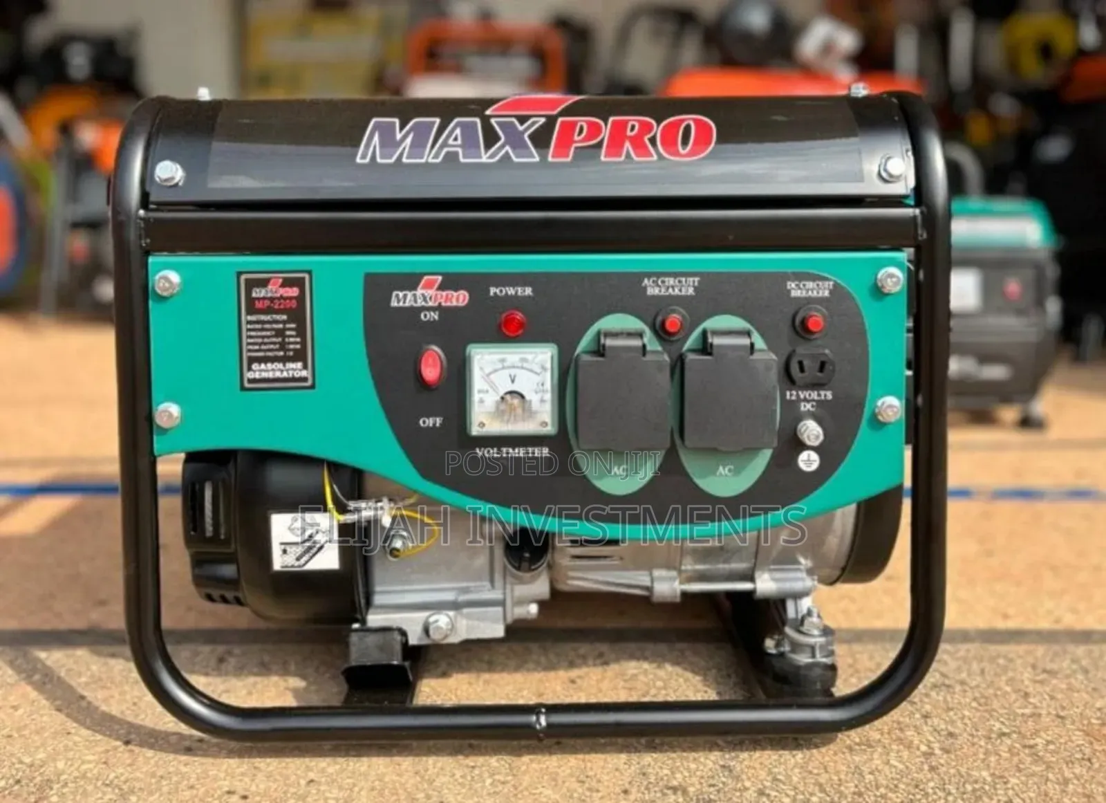 Max Pro Mp-2200 Gasoline Generator.