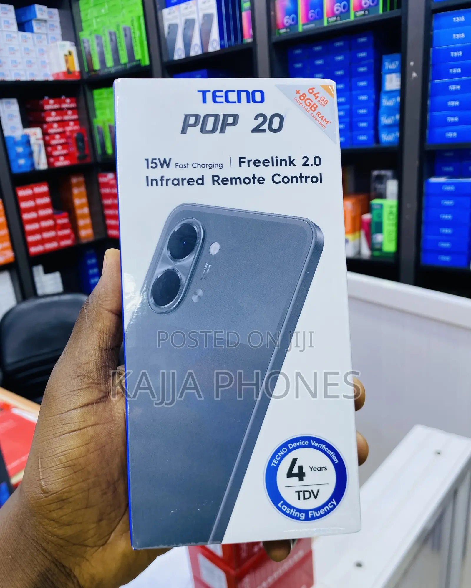 New Tecno Camon 20 128 GB Black