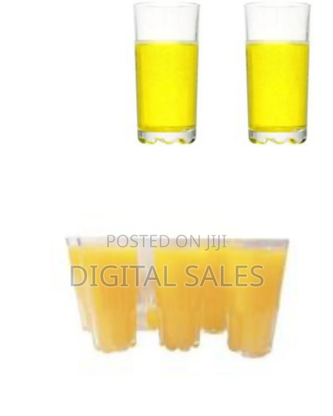 6 Piece Set of Long Glasses