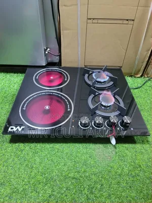 Digiwave 2 Gas Burner 2 Electric Built in Hob Cooker