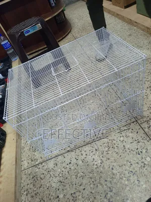 White Metal Bird Cage.