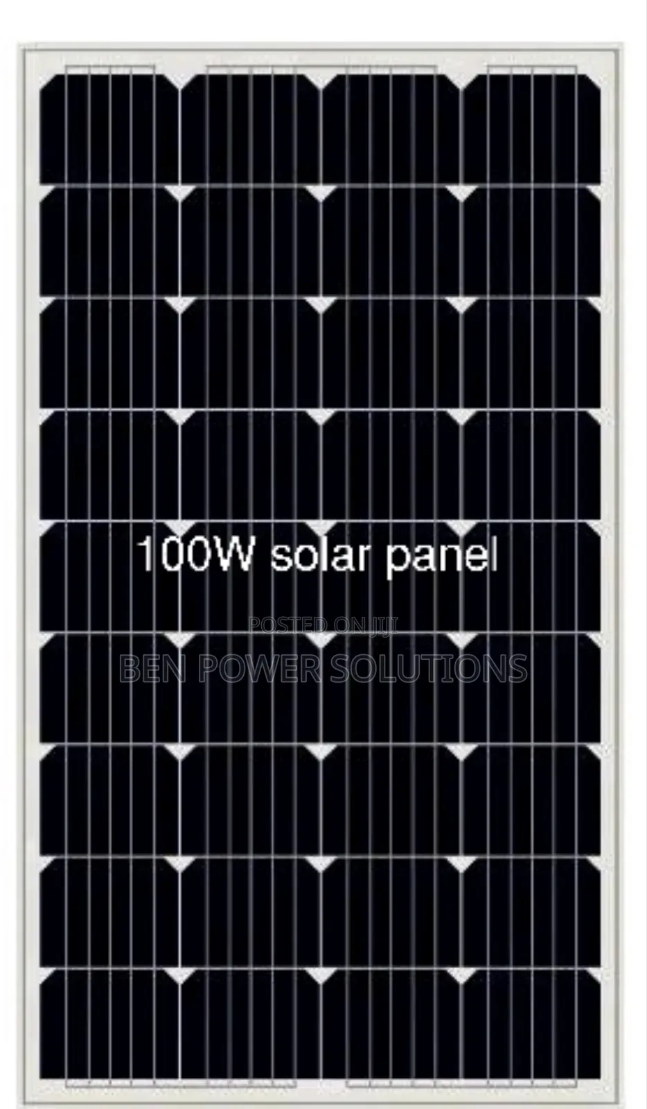 100w Mono Crystalline Solar Panel