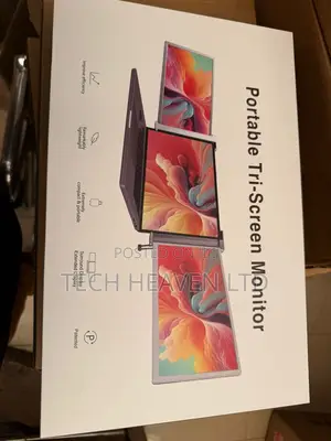 Portable Tri-Screen Monitor - Laptop Screen Extender