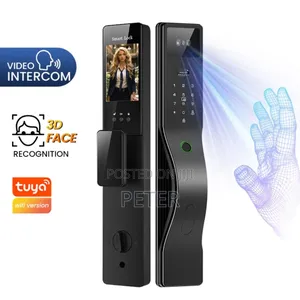 Smart Door Lock With Fingerprint ,Face and Palm Recognition 7 in 1
