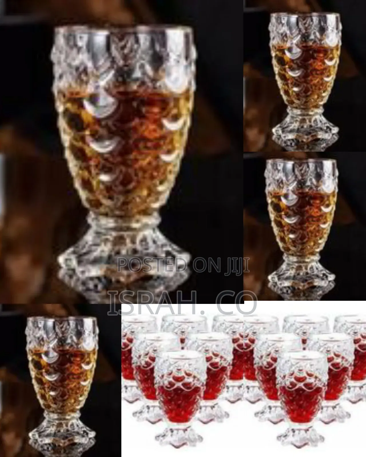 6 Pieces of Elegant Glass