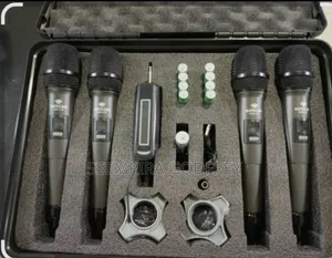 Bor Proffetional Wireless Microphones 4 In 1 Mics
