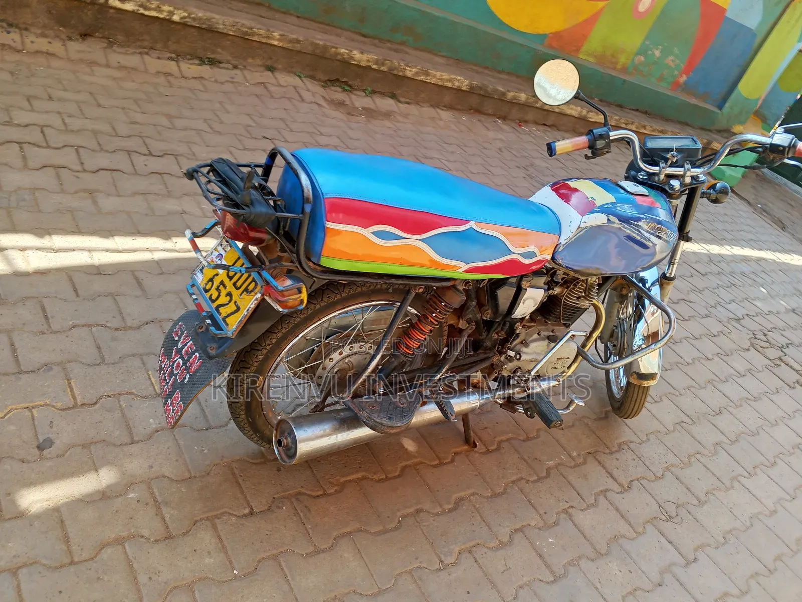 Bajaj Boxer 100 2017 Blue
