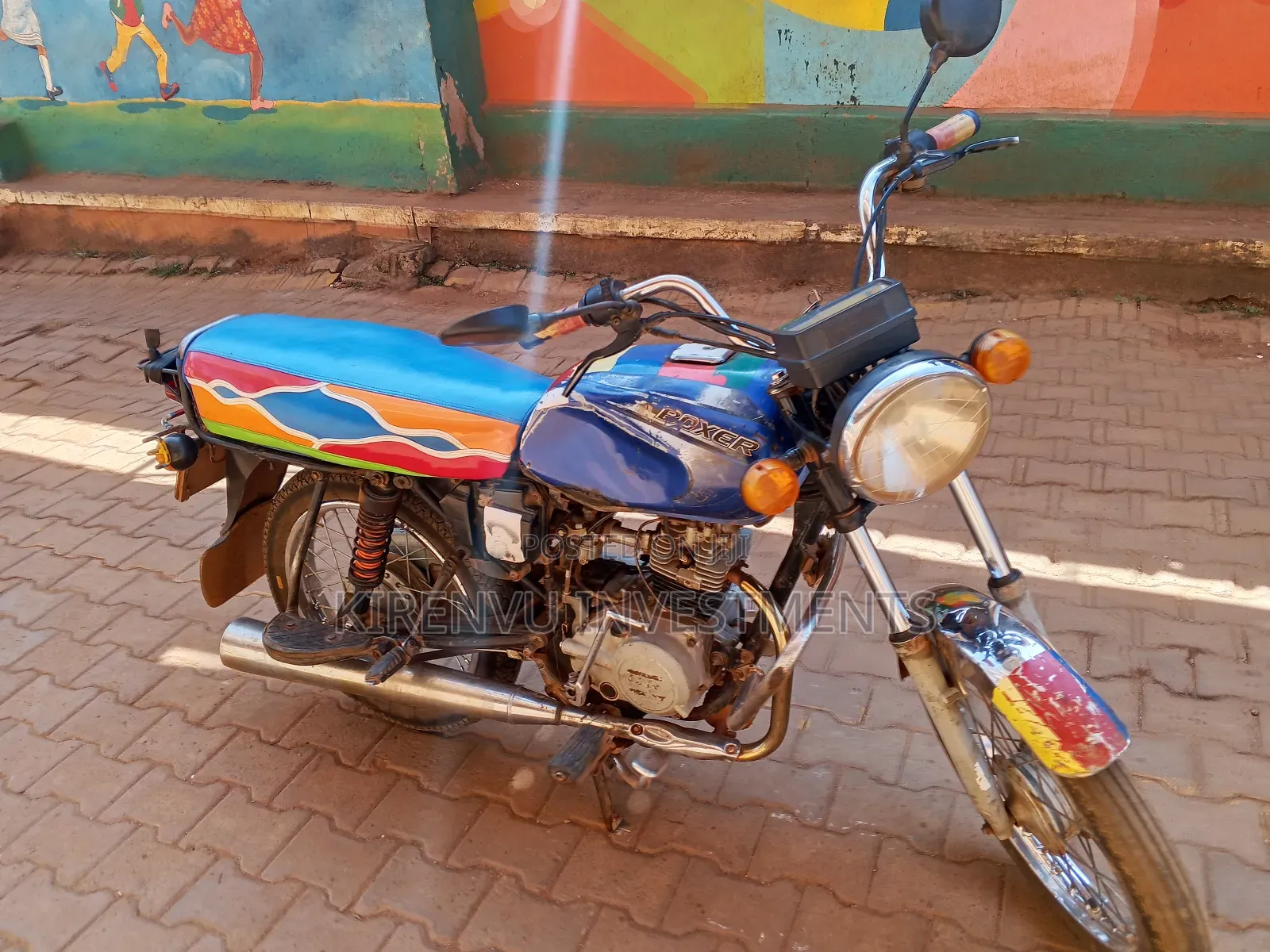 Bajaj Boxer 100 2017 Blue