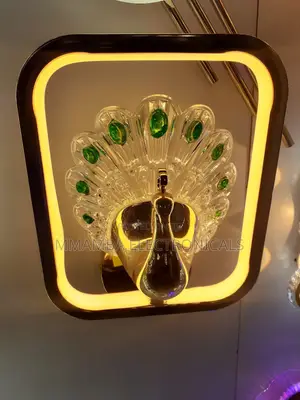 Crystal Peacock Wall Lamp