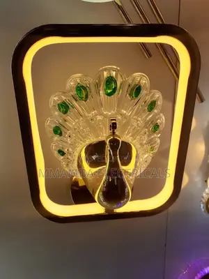Crystal Peacock Wall Lamp