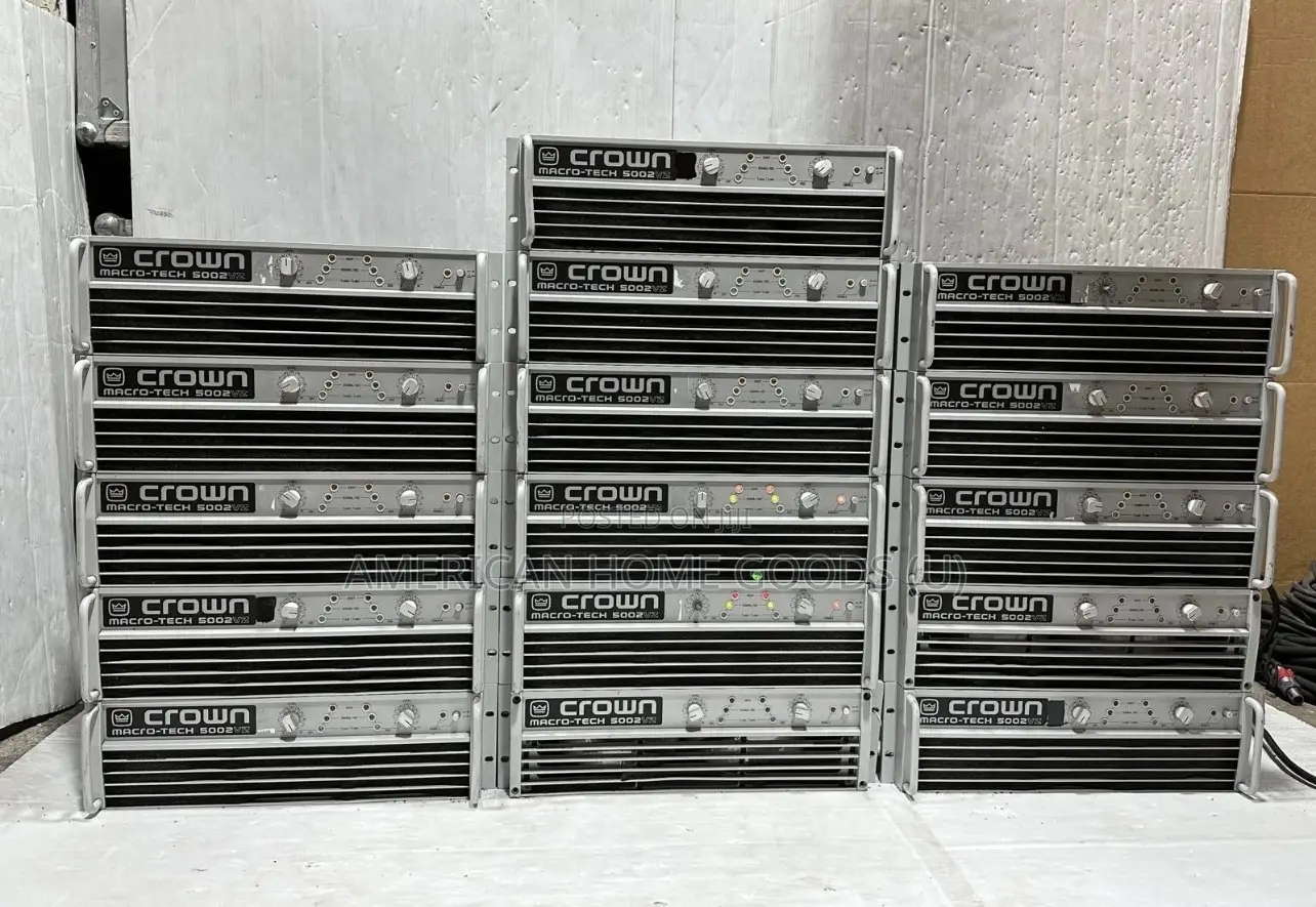 Crown Macro-Tech Ma5002vz Prof 2-Channel Amplifier 230v, 5000 Watts