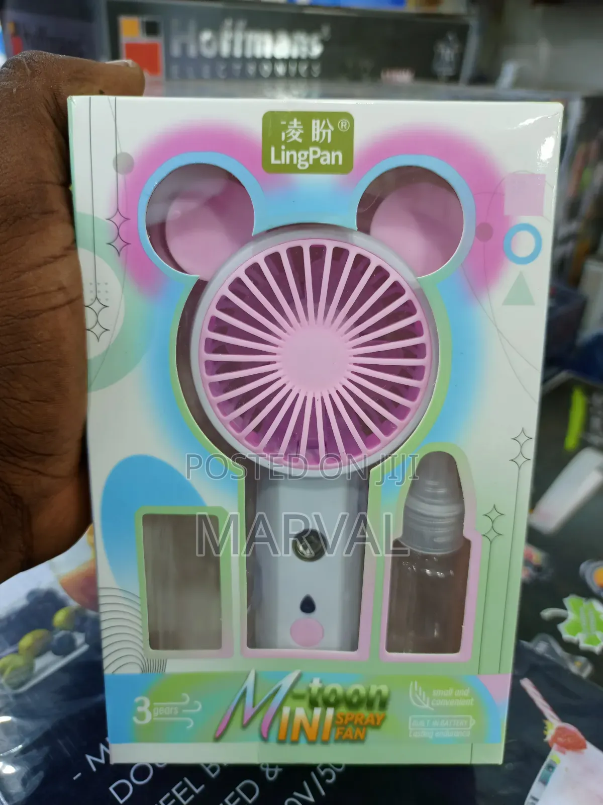 Lingpan 3mini Toon Spray Fan