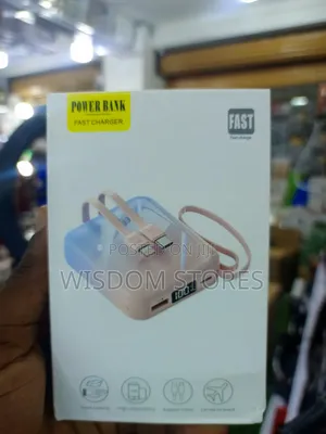 Portable Power Bank With Fast Charging Capabilities.