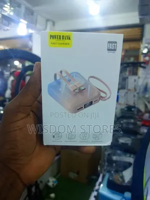 Portable Power Bank With Fast Charging Capabilities.