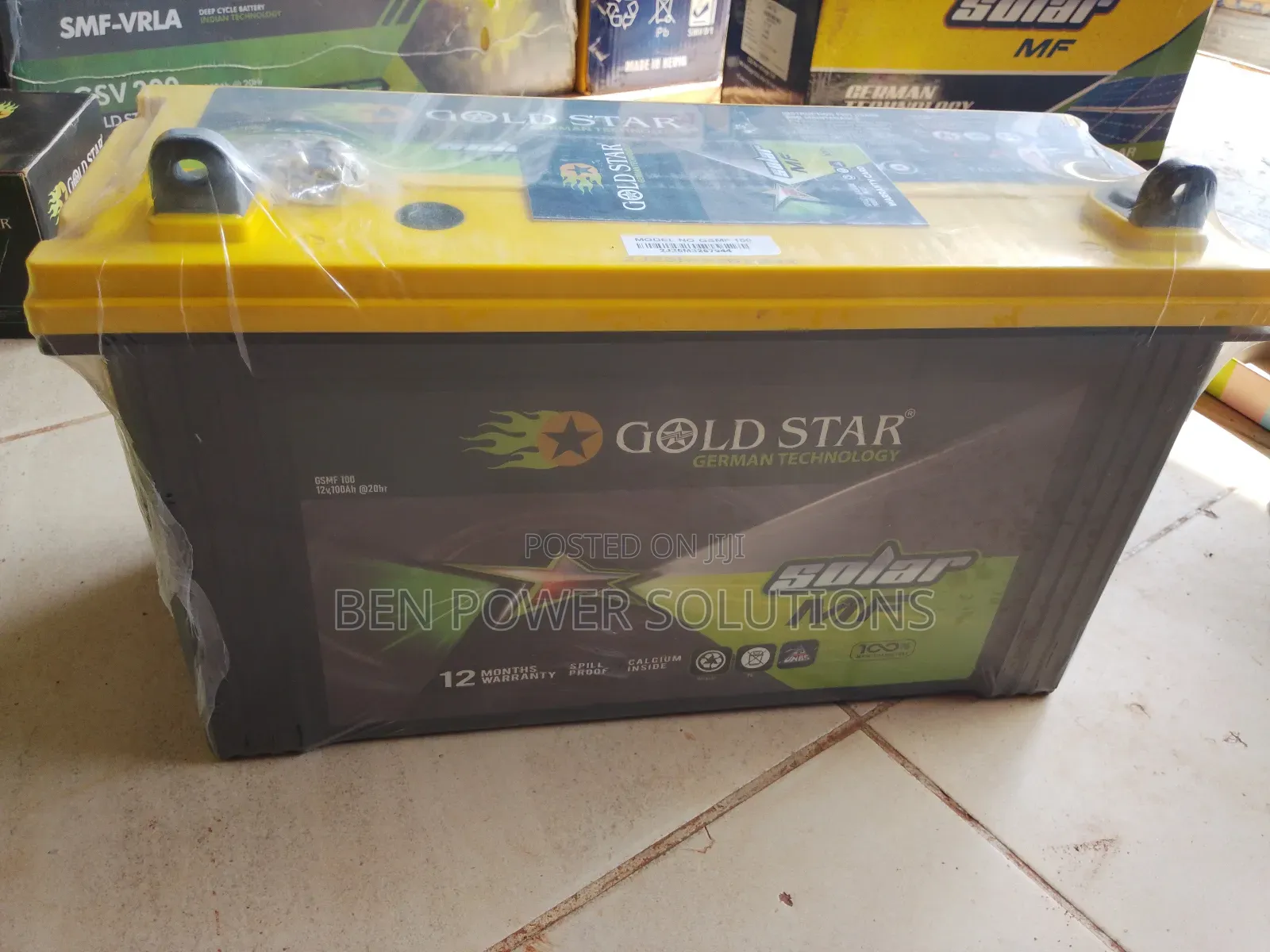 100ah Gold Star Solar Battery