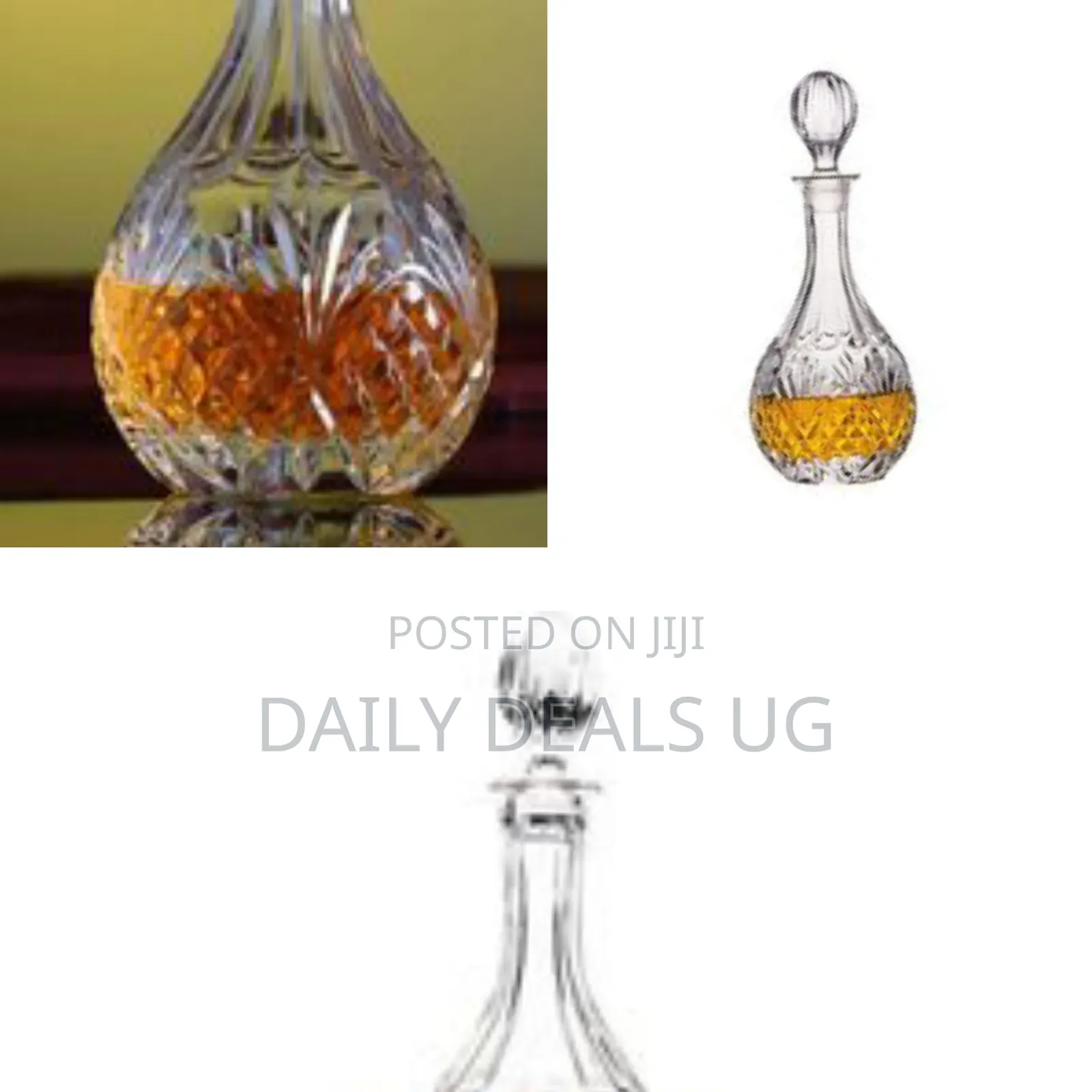 Crystal Spirit Decanter With Stopper - Clear
