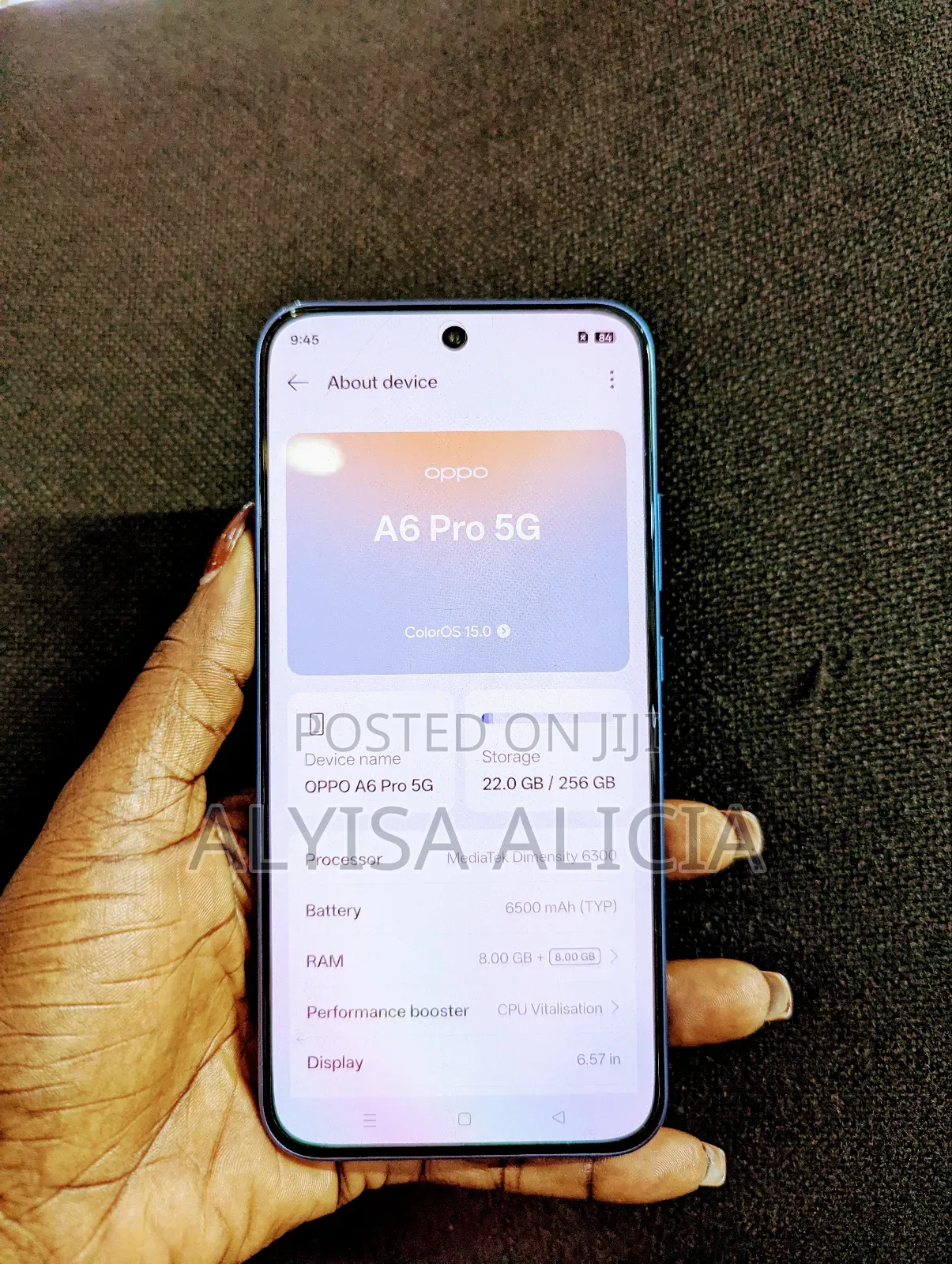 Oppo A6 Pro 5G 256 GB Blue