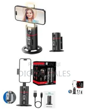 P02 Ai Intelligent Tracker 360° Rotating Auto Face Tracking Phon