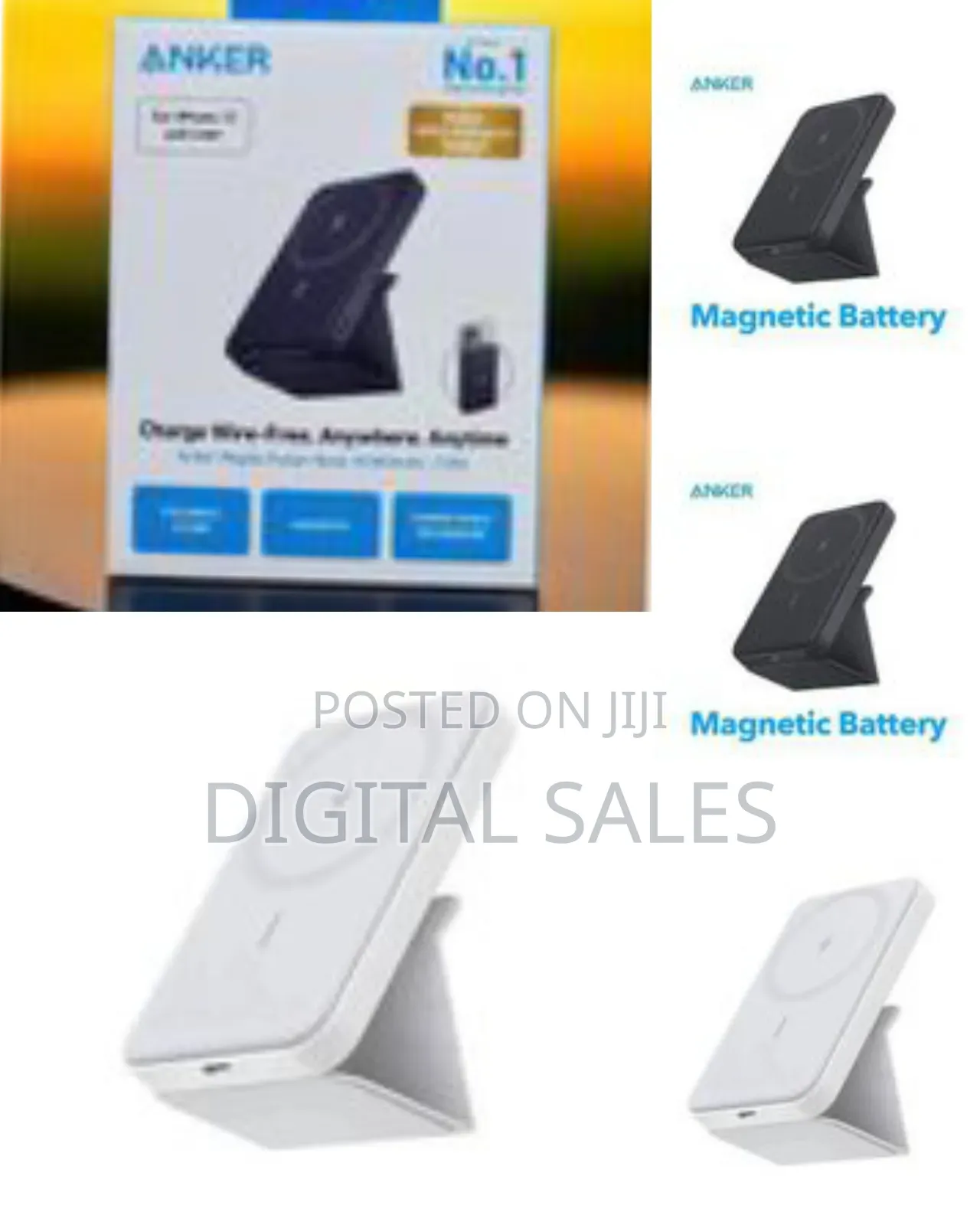 Magnetic Battery Maggo Power Bank 5000mah 7.5w Foldable Magnetic