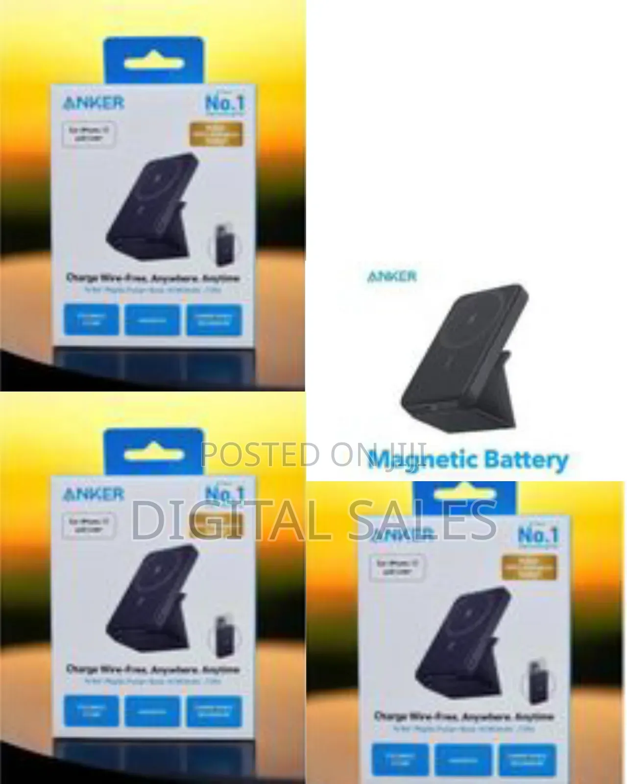Magnetic Battery Maggo Power Bank 5000mah 7.5w Foldable Magnetic