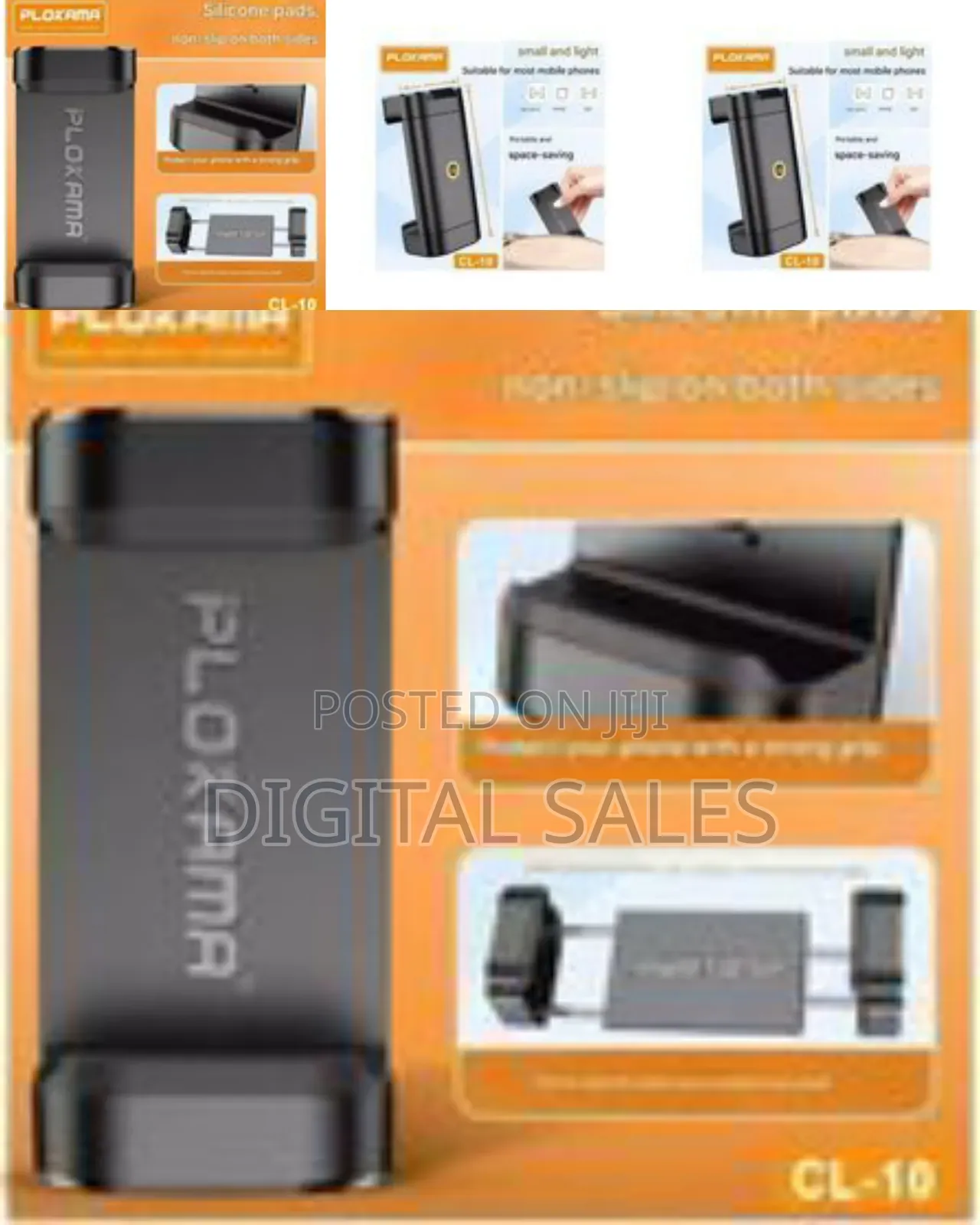 Plokama Cl-10 Universal Smartphone Mobile Phone Holder Clip