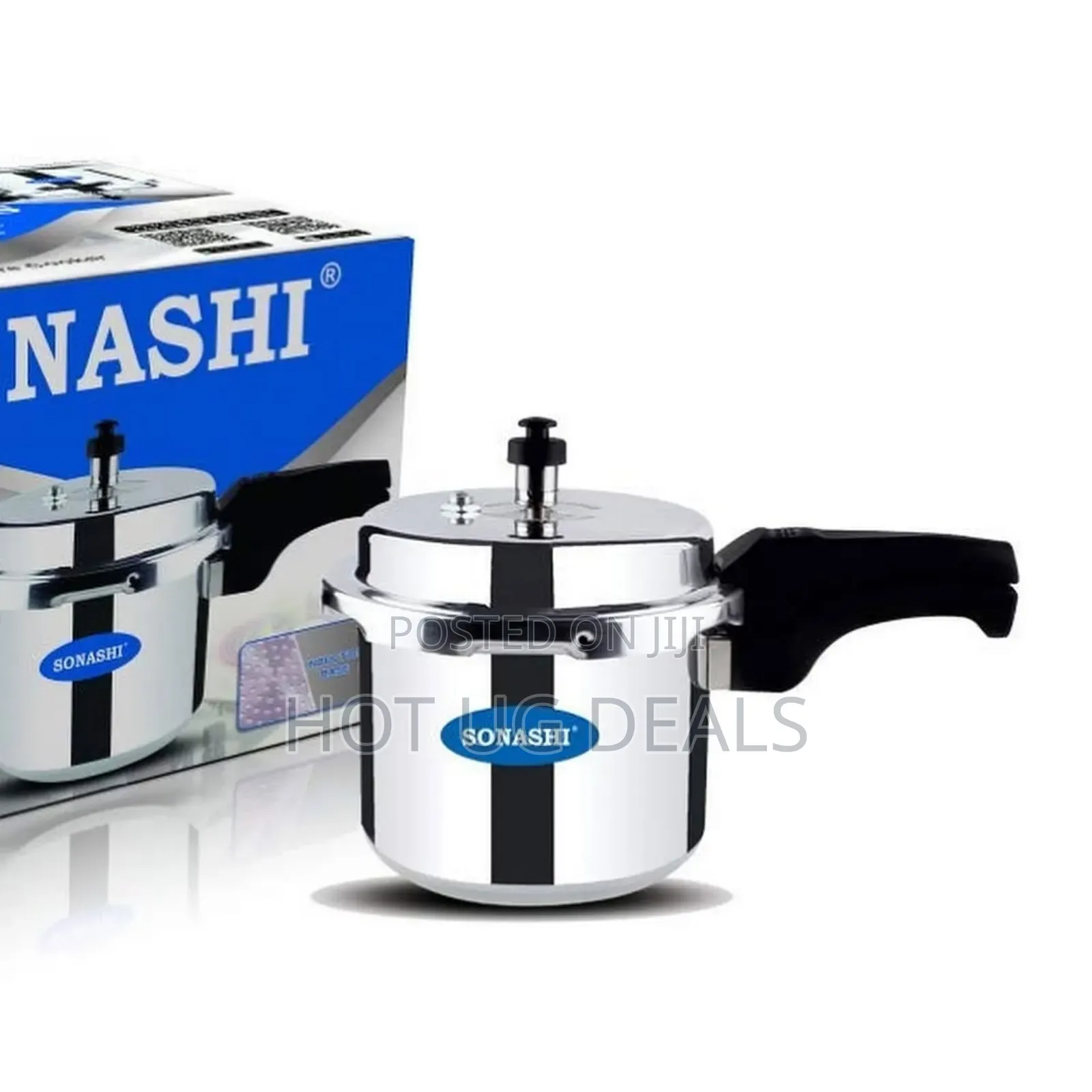 Sonashi 3 Liters Non Electric Heavy-base Aluminium Pressure Cooker